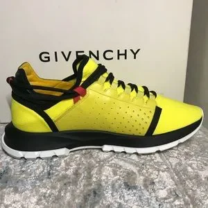 Givenchy Black and Neon Yellow Athletic Shoes GIVENCHY Footwear | Yellow Men main image 2
